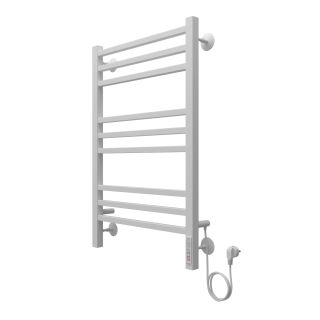 Полотенцесушитель электрический AZARIO ANCONA AZ71858W  500/800 квадрат, 9 секций, тен справа, белый